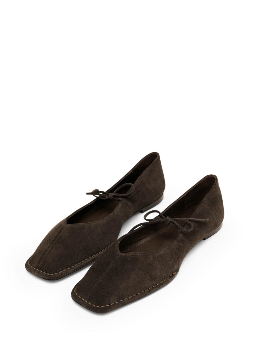 Alohas Pointed Toe Suede Ballet Flats