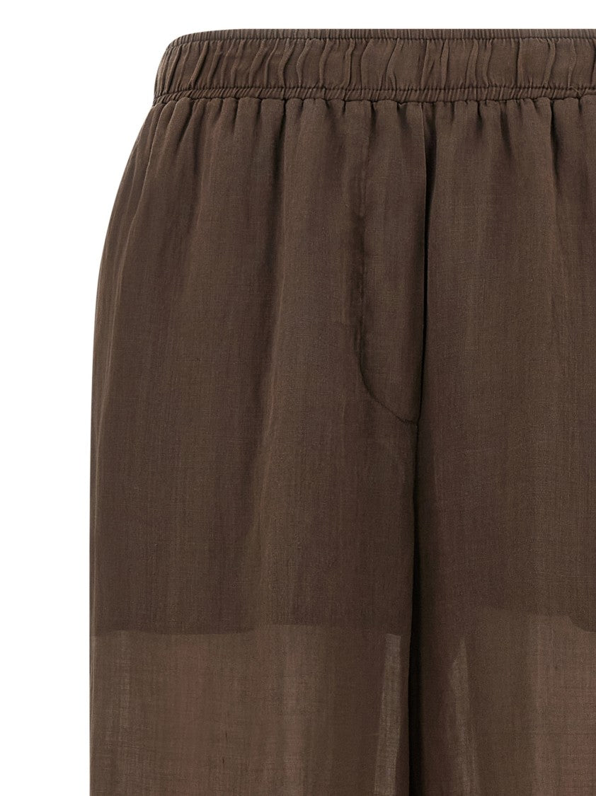 Nude Palazzo Pants