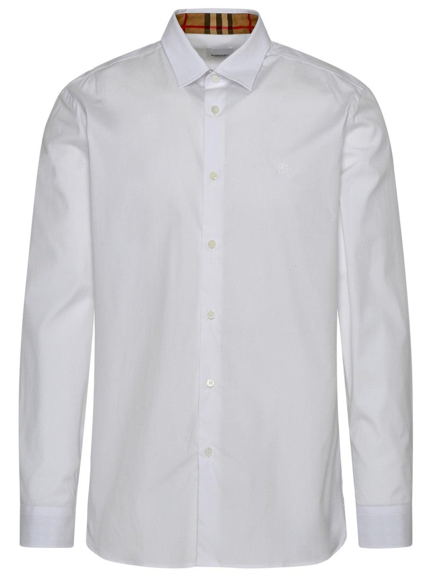 Burberry Sherfield Shirt In White Cotton