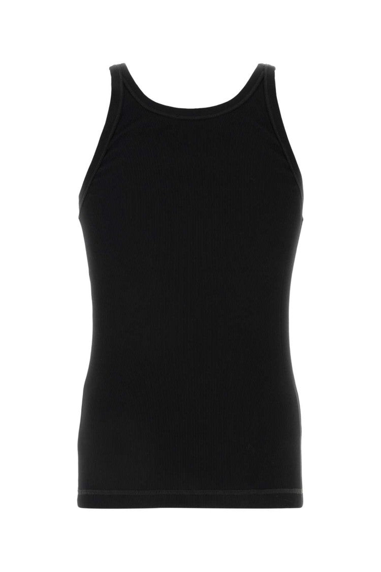 Dolce & Gabbana Black Cotton Tank Top