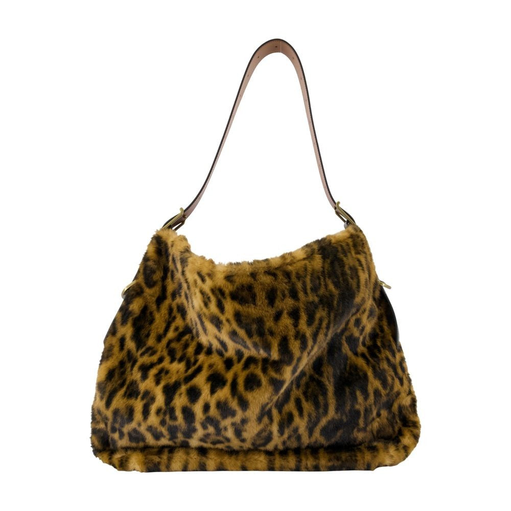 Zadig & Voltaire Jane Hobo Shoulder Bag - Fake Fur - Brown