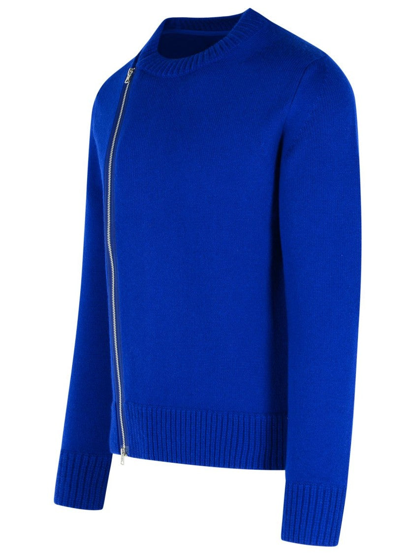 Sacai Blue Wool Sweater