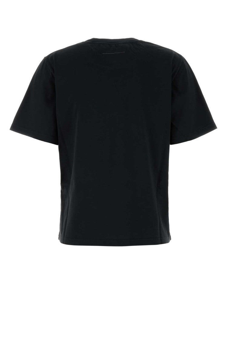 Mm6 By Maison Margiela Slate Cotton T-Shirt