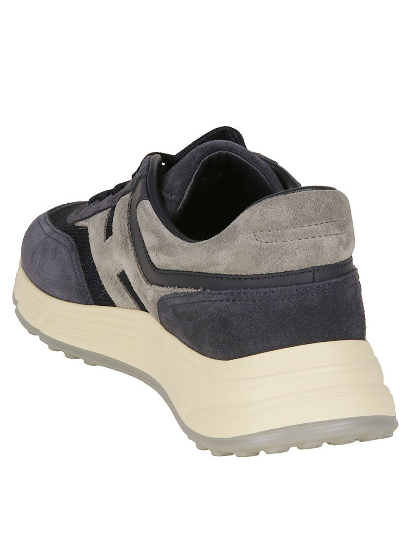 Hogan Grey Hyperlight Calf Leather Sneakers
