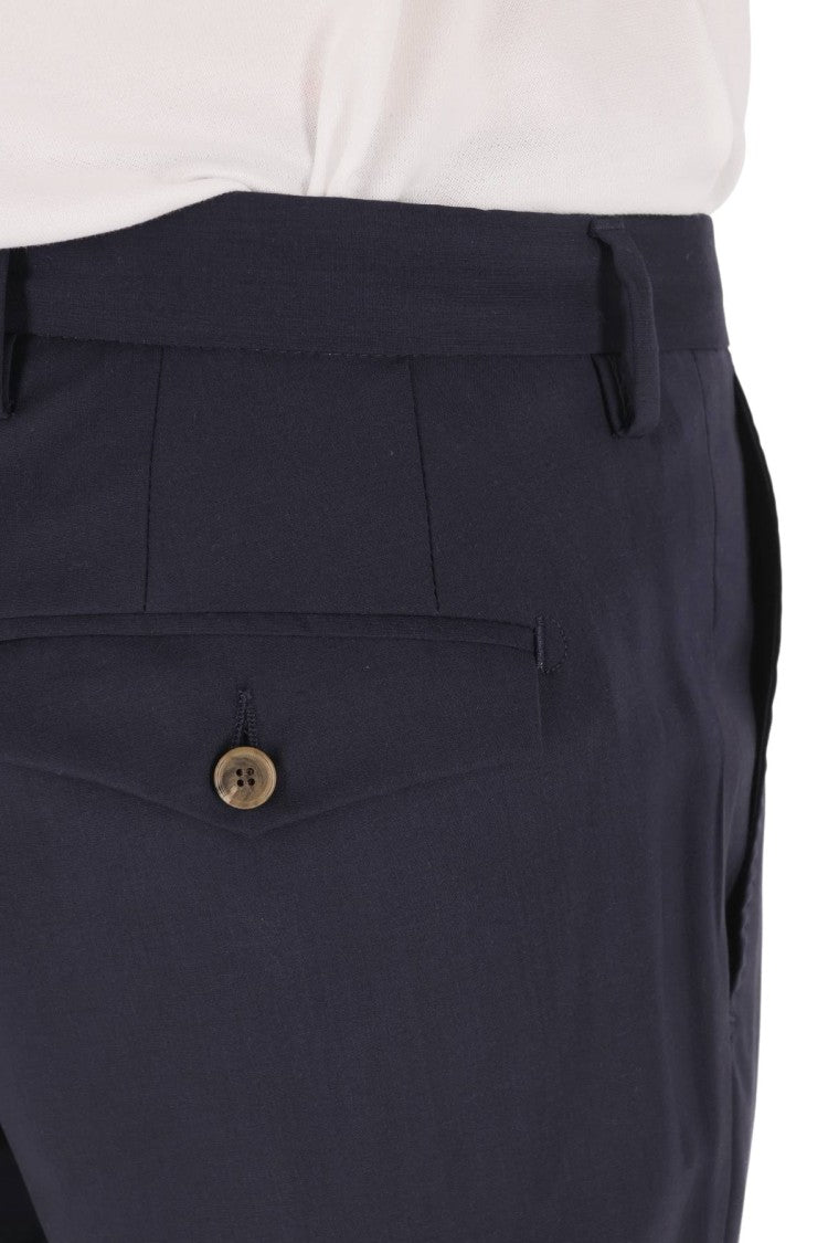 Myths Tailored Straight-Leg Trousers In Luxury Virgin Wool