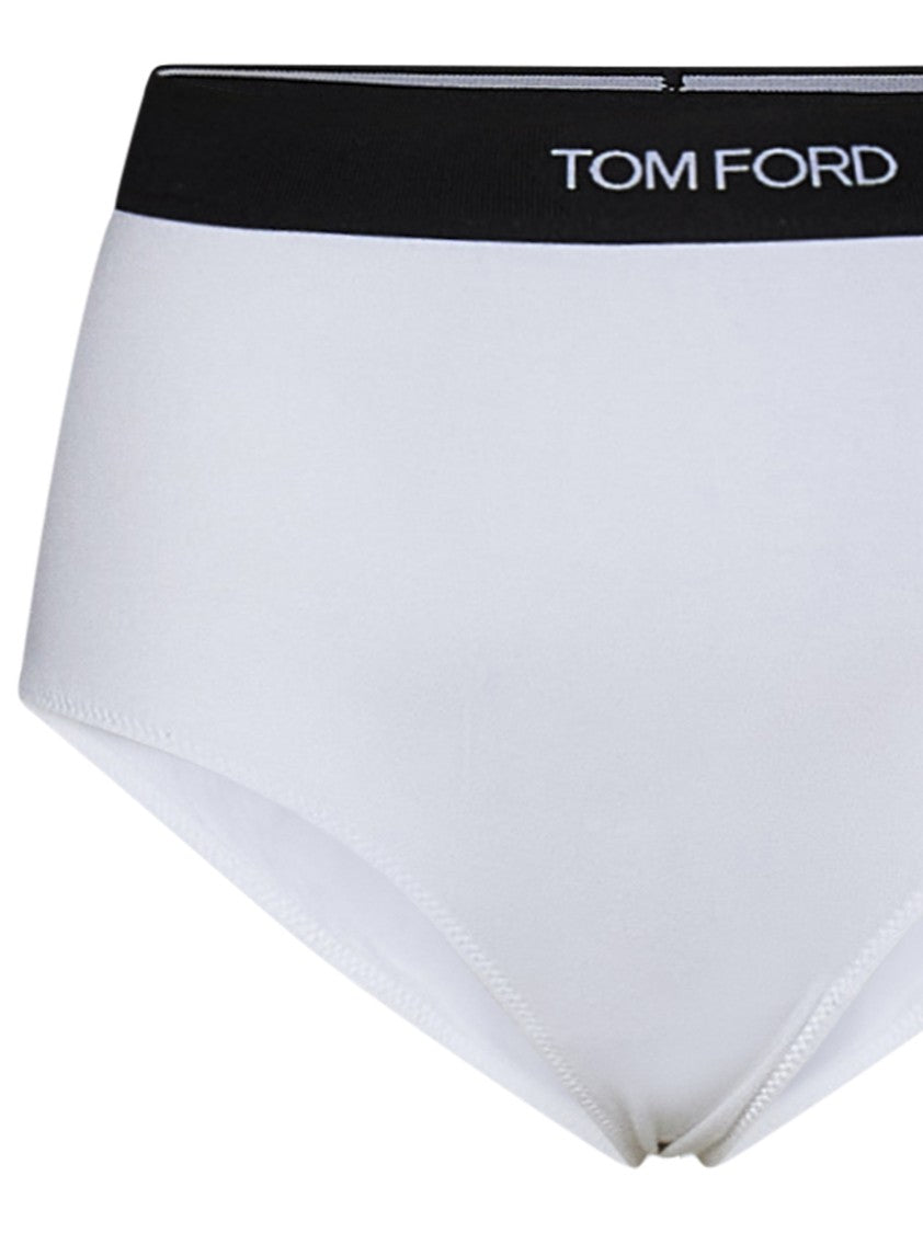 Tom Ford High-Waist Briefs With Iconic Logo