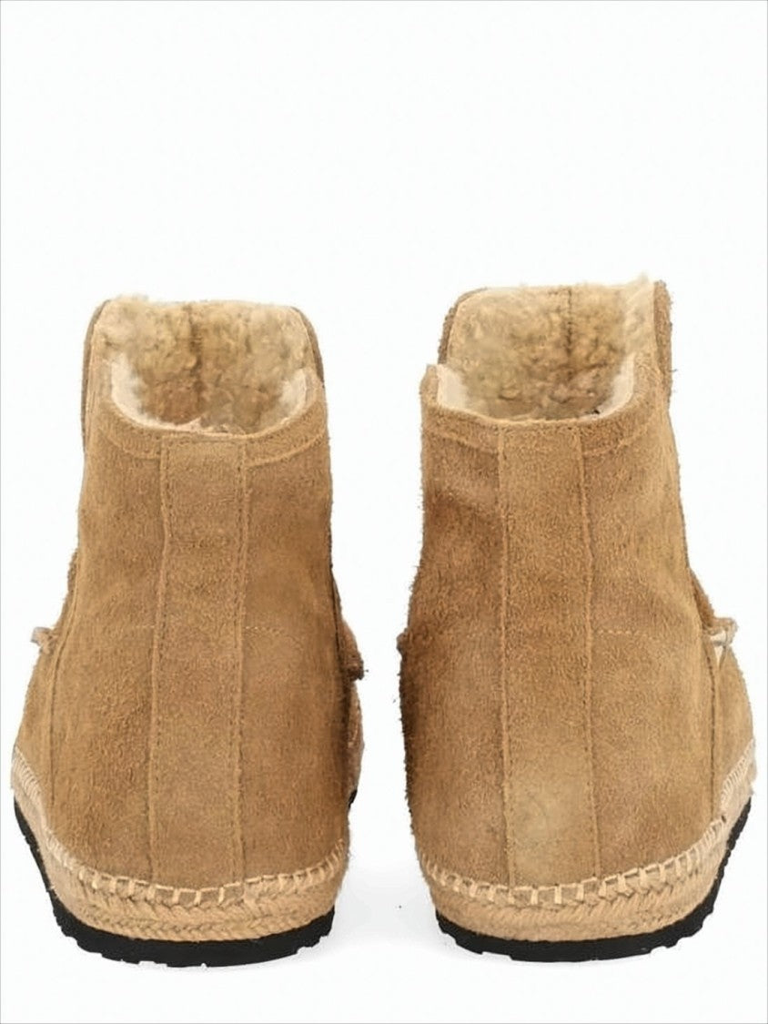 Diesel Brown Suede Boots With Plush Lining