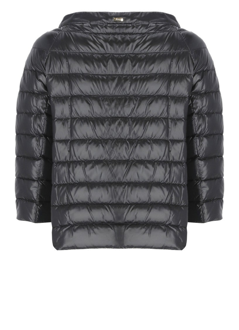 Herno Black Elsa Quilted Down Jacket