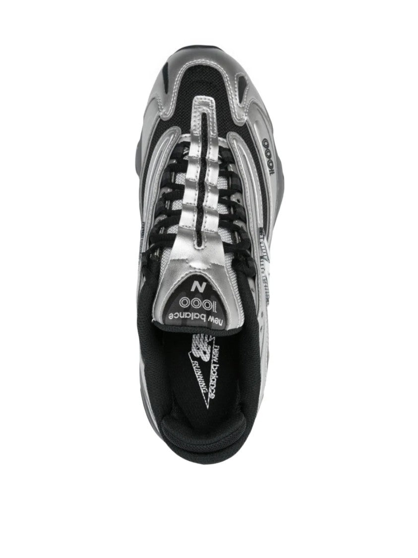 New Balance 1000 Black/Silver Metallic Sneakers