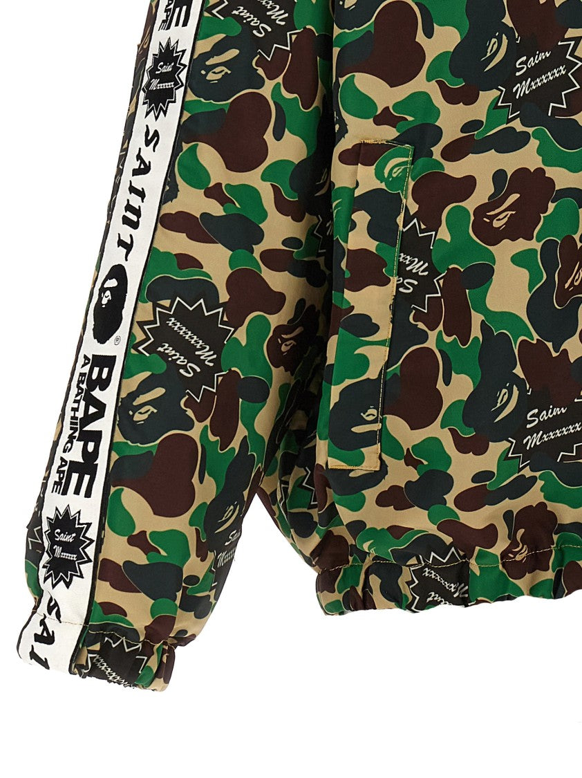 Saint Mxxxxxx Camouflage Print Technical Fabric Sweatshirt