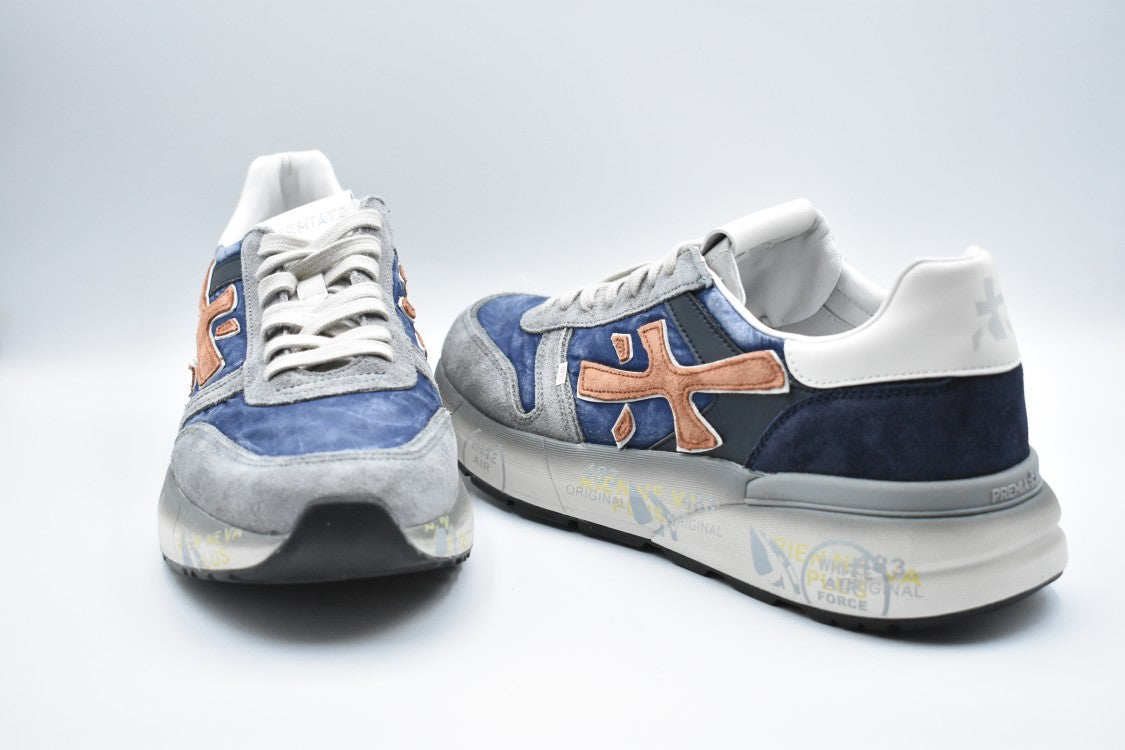 Premiata Chunky Grey Suede Sneakers