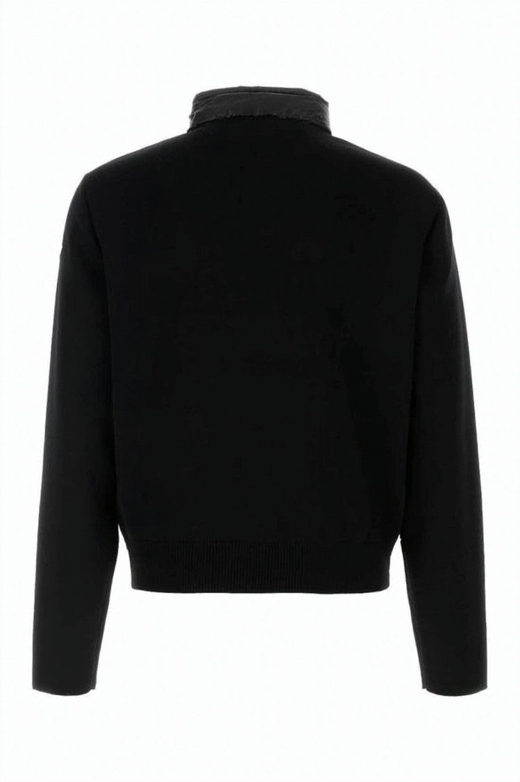 Moncler Quilted Casual Jacket With High Collar