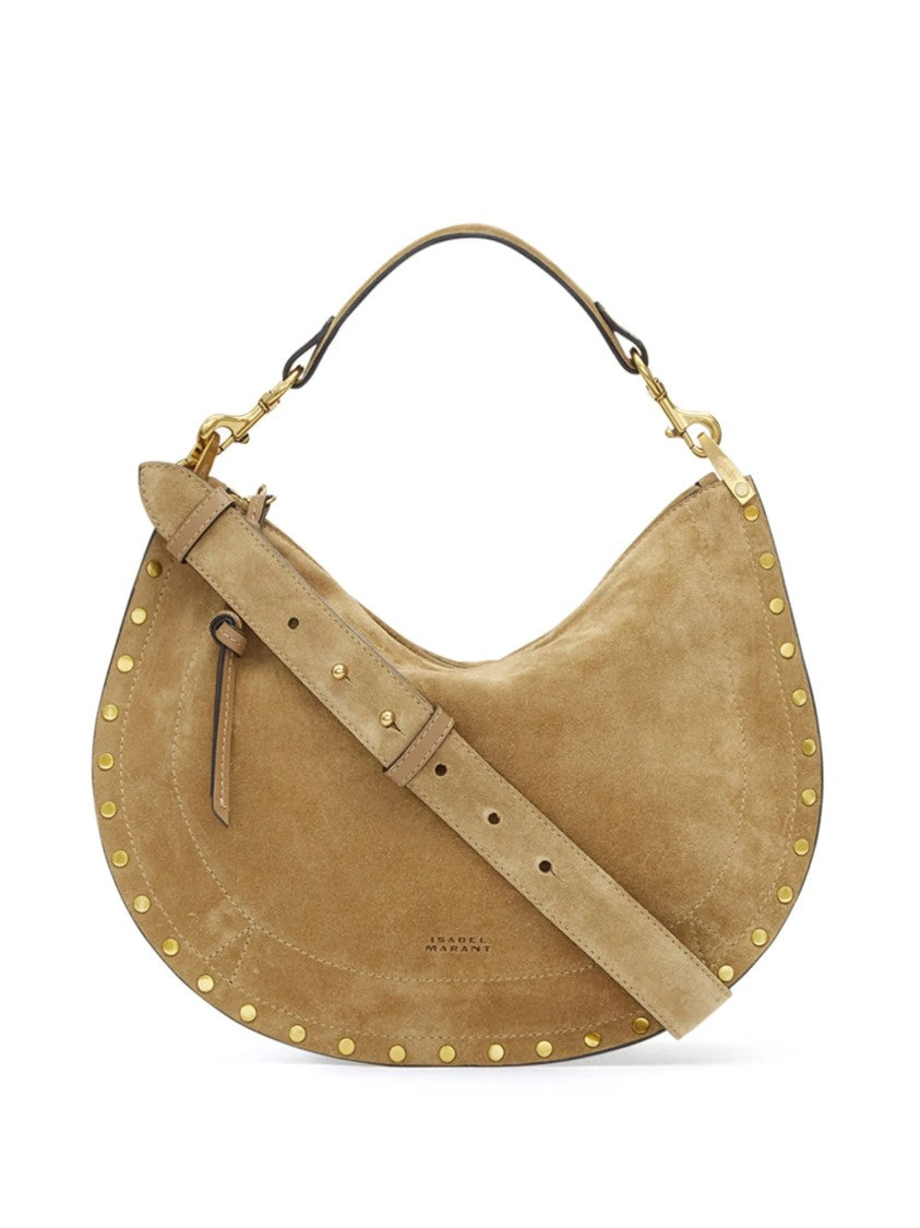 Isabel Marant Brown Oskan Soft Crescent Shoulder Bag