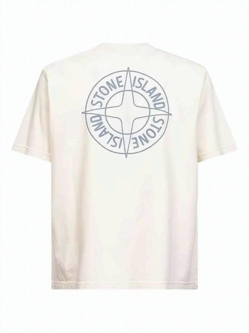Stone Island Boxy-Cut Short-Sleeved T-Shirt With Circular Emblems