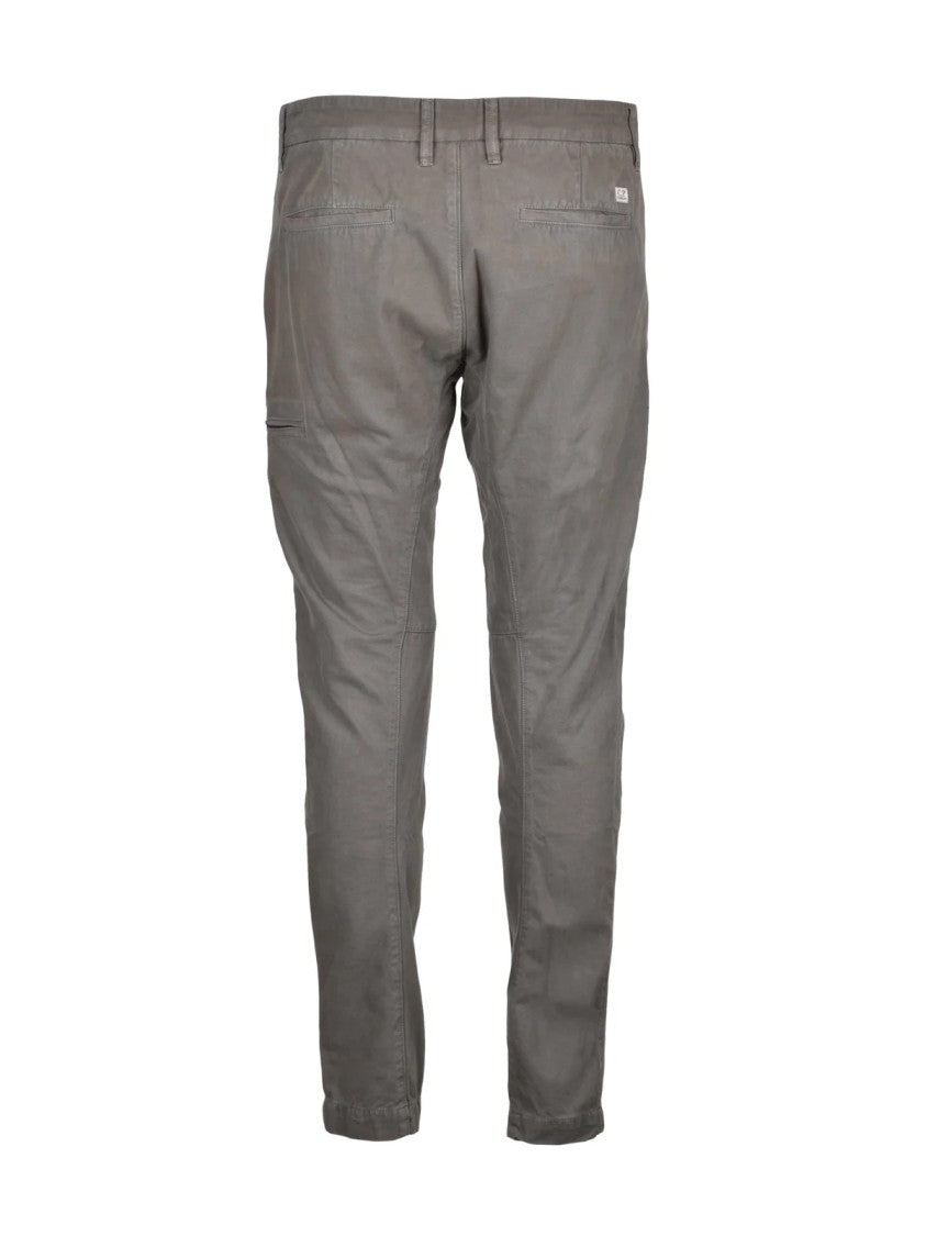 C.P. Company Sage Green Tapered Pocket Cotton Cargo Pants