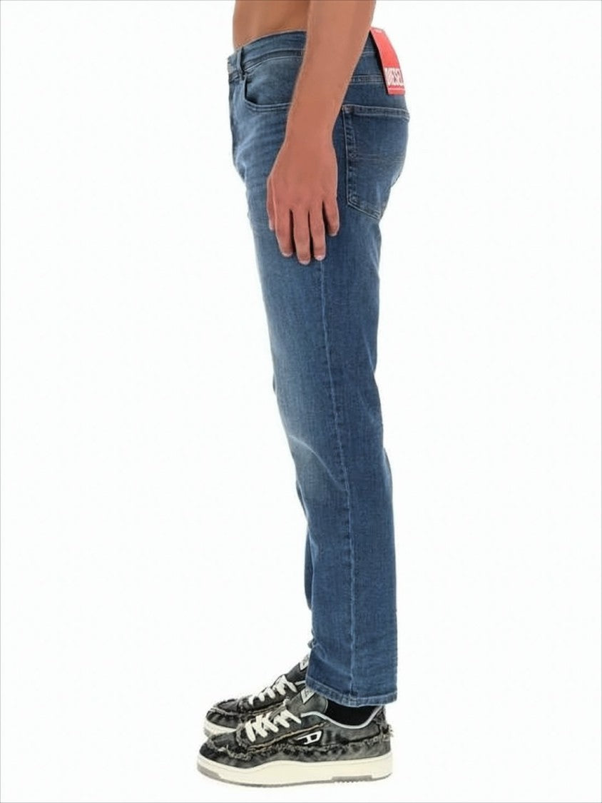 Diesel Straight-Leg Denim Pants With Subtle Fading