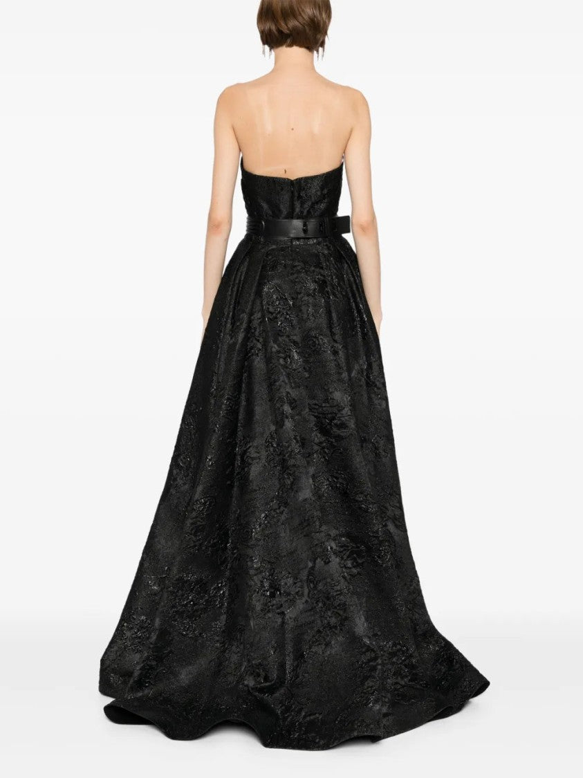 Saiid Kobeisy Brocade Long Dress