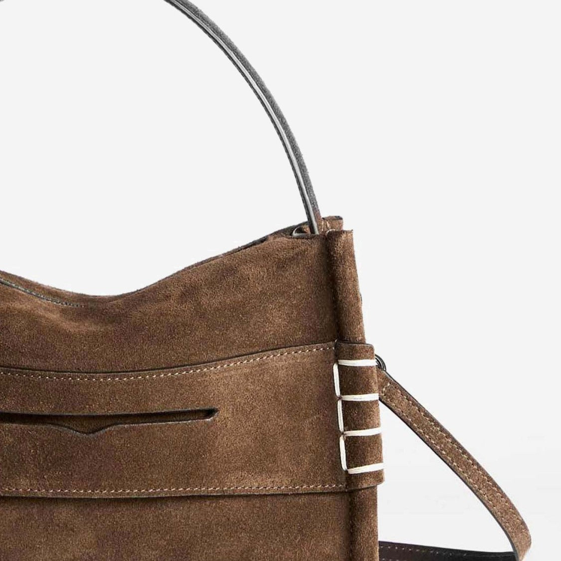 J. W. Anderson Rectangular Brown Calfskin Leather Bag