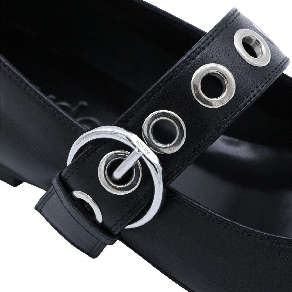 Aeydē Pointed Toe Flats With Wide Strap