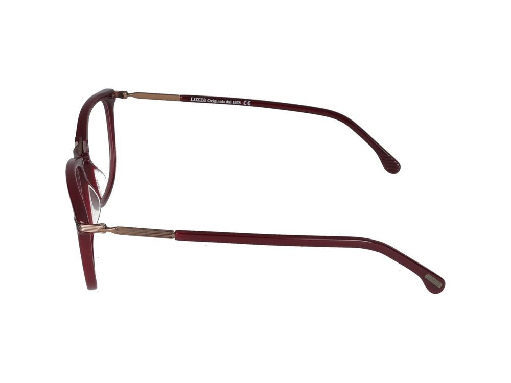 Lozza Eyeglasses Vl4151 09Gr Shiny Opaline Red 54/19/140