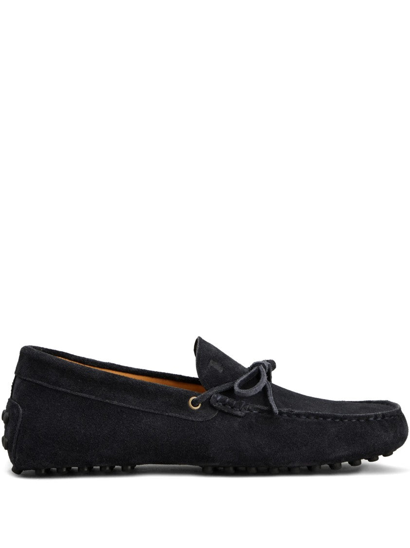 Tod's Suede Moccasin Toe Loafers