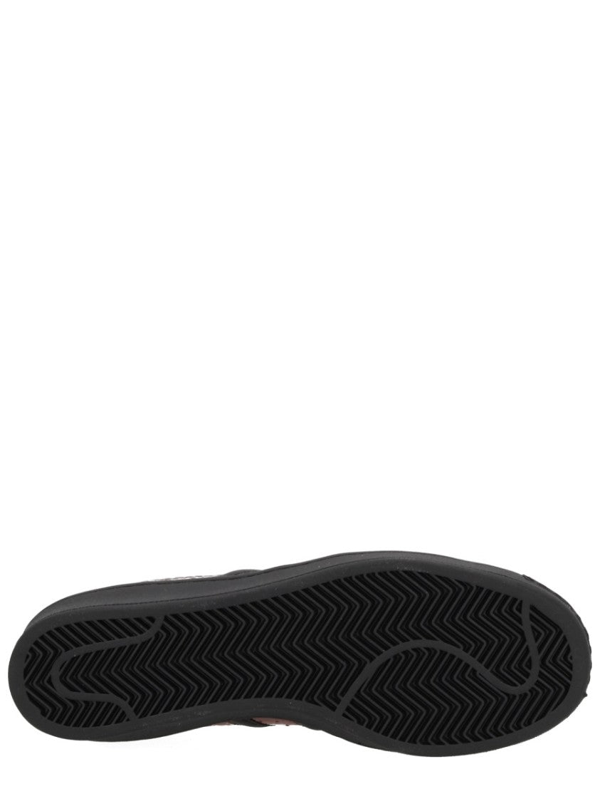 Adidas Originals Textured Brown Low-Top Sneakers With Crocodile Skin Pattern