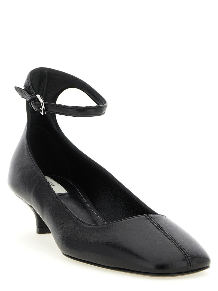 Totême Nappa Leather Pumps With Square Toe