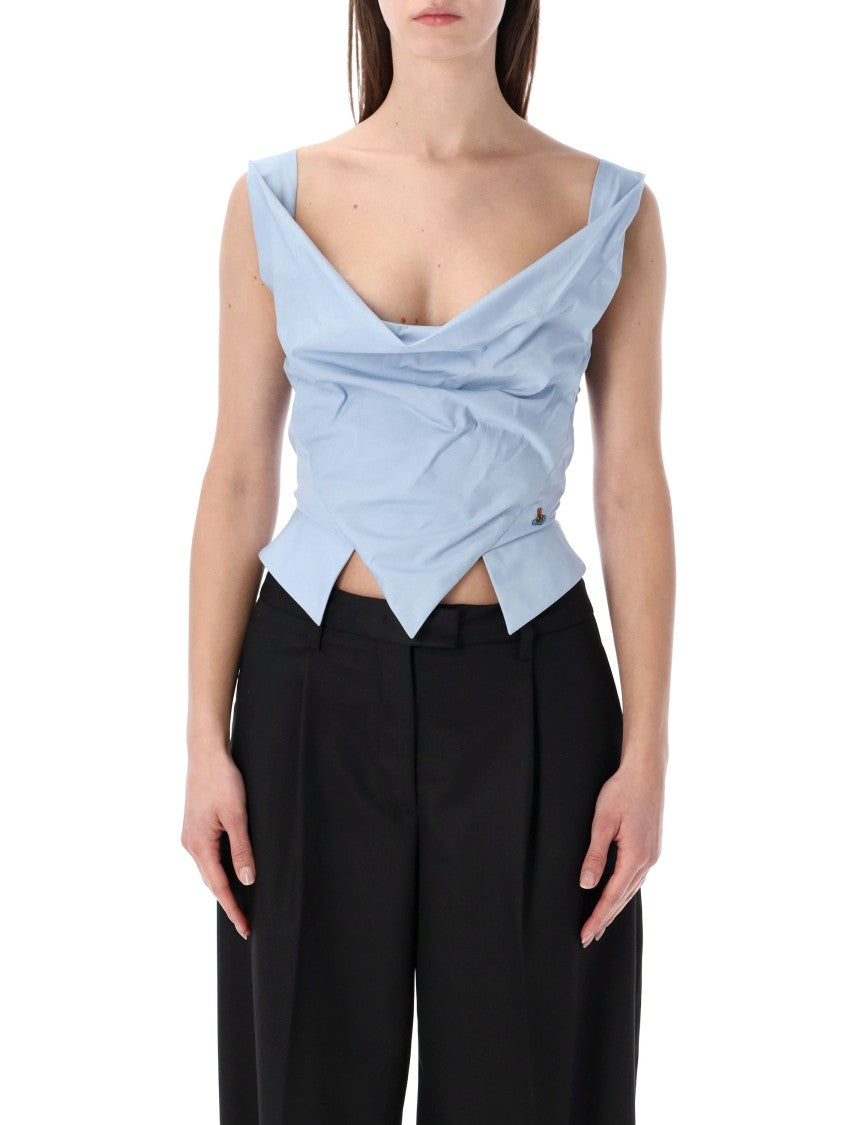 Vivienne Westwood Multi-Coloured Embroidered Orb Top