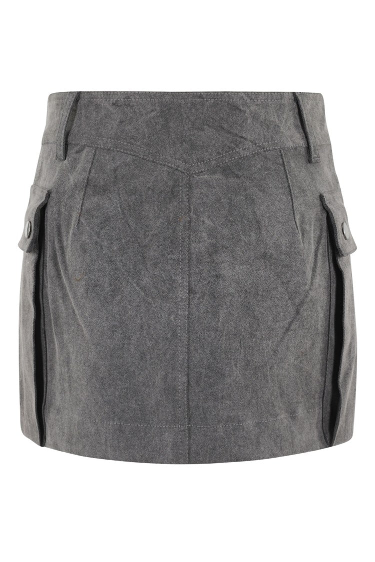 The Andamane Cargo-Style Mini Skirt With Front Pockets