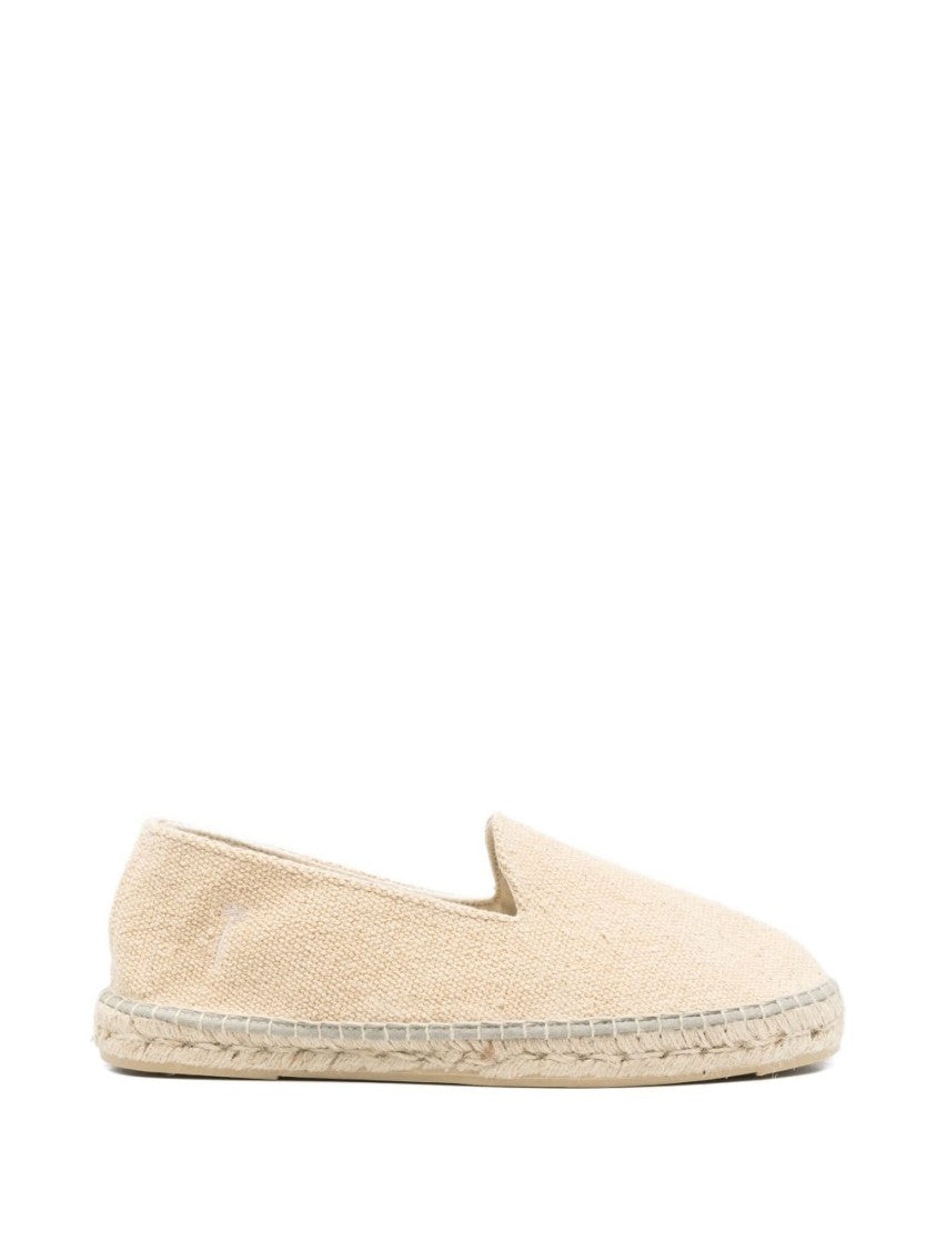 Manebi Textured Cotton Jute Sole Espadrilles