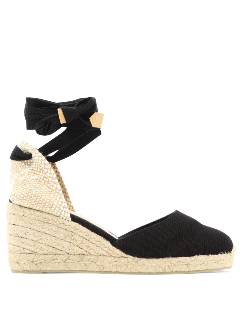 Castaner Braided Jute Wedge Espadrilles With Ankle Ties