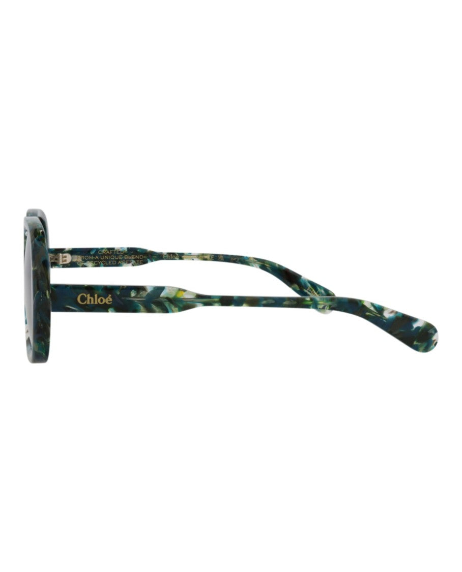 Chloé Square-Frame Recycled Acetate Sunglasses
