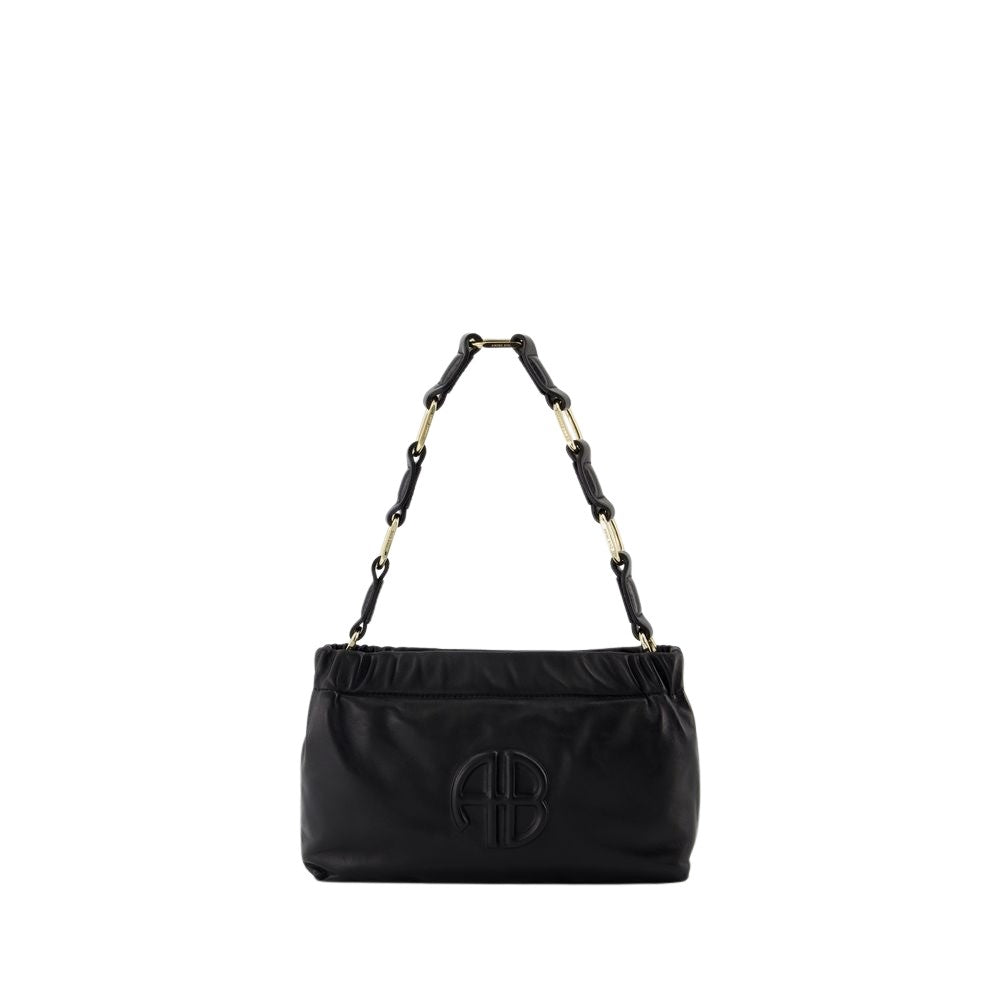 Anine Bing Kate Small Shoulder Bag - Leather - Black