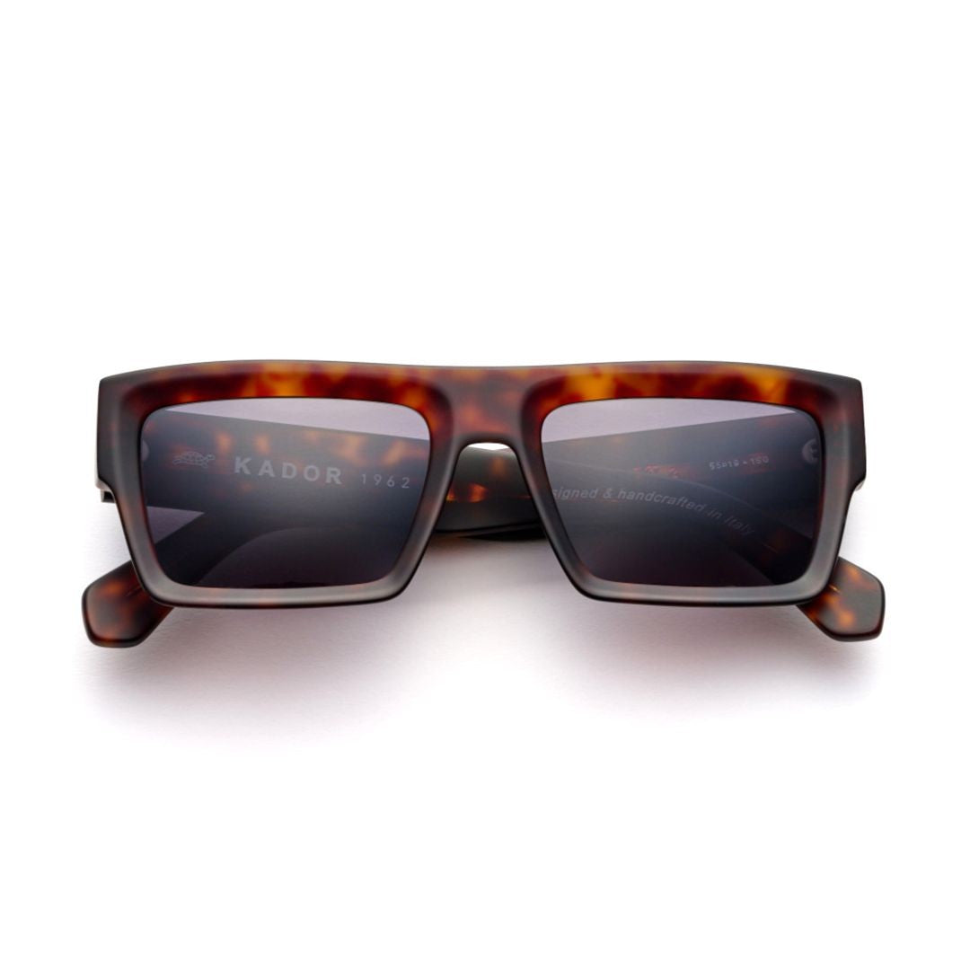 Kador Bandit 2 Tortoiseshell Pattern Rectangle Frame Sunglasses