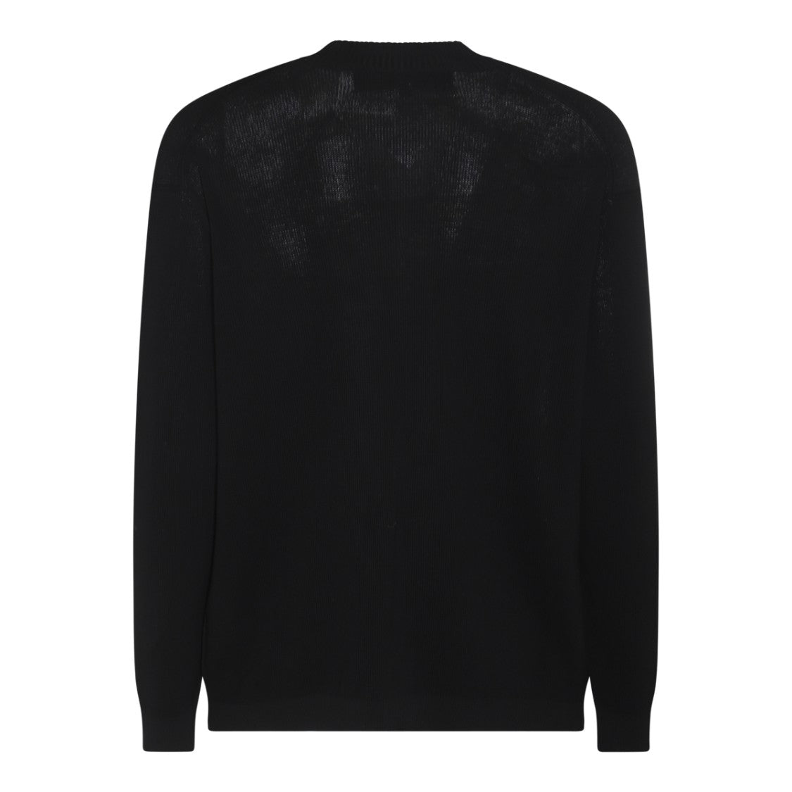 Comme Des Garçons Cotton Knit Sweater With Subtle Logo Detail
