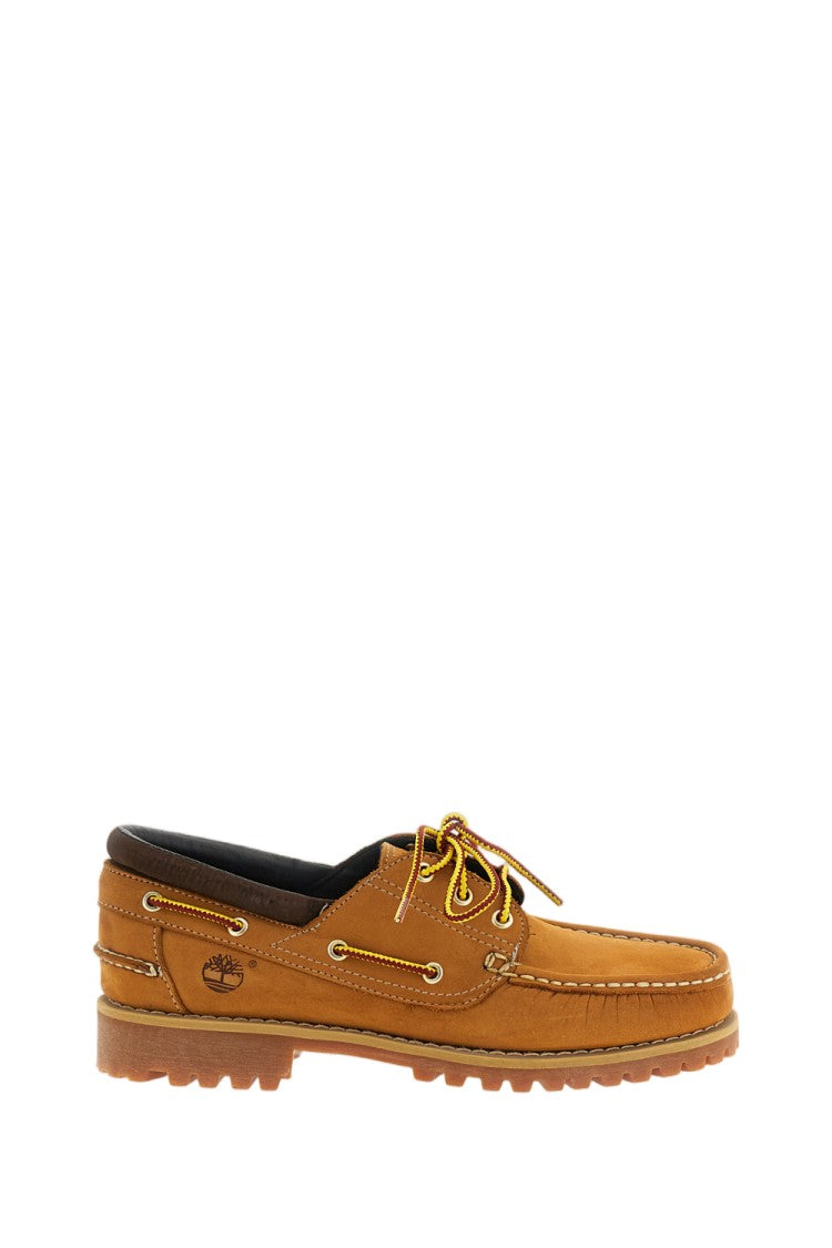 Timberland Light Brown Authentic Boat Nubuck Leather Shoes