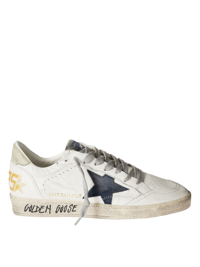 Golden Goose Ballstar Vintage Nappa Leather Low-Top Sneakers