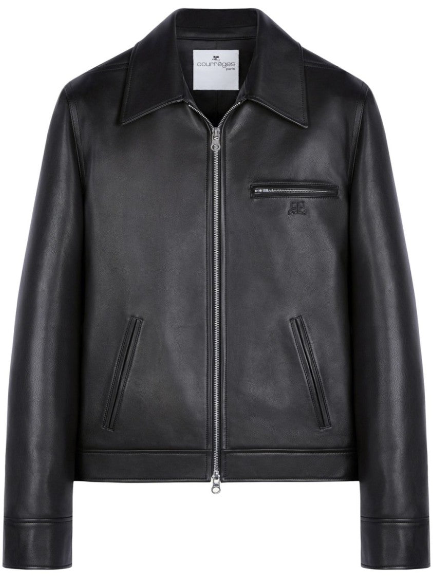 Courrèges Calf Leather Jacket