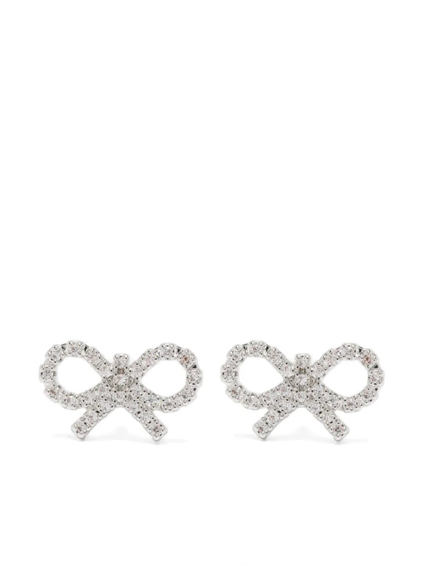 Self-Portrait Micro Bow Earrings