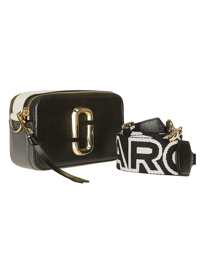 Marc Jacobs Leather Shoulder Bag With Gold-Colored Details