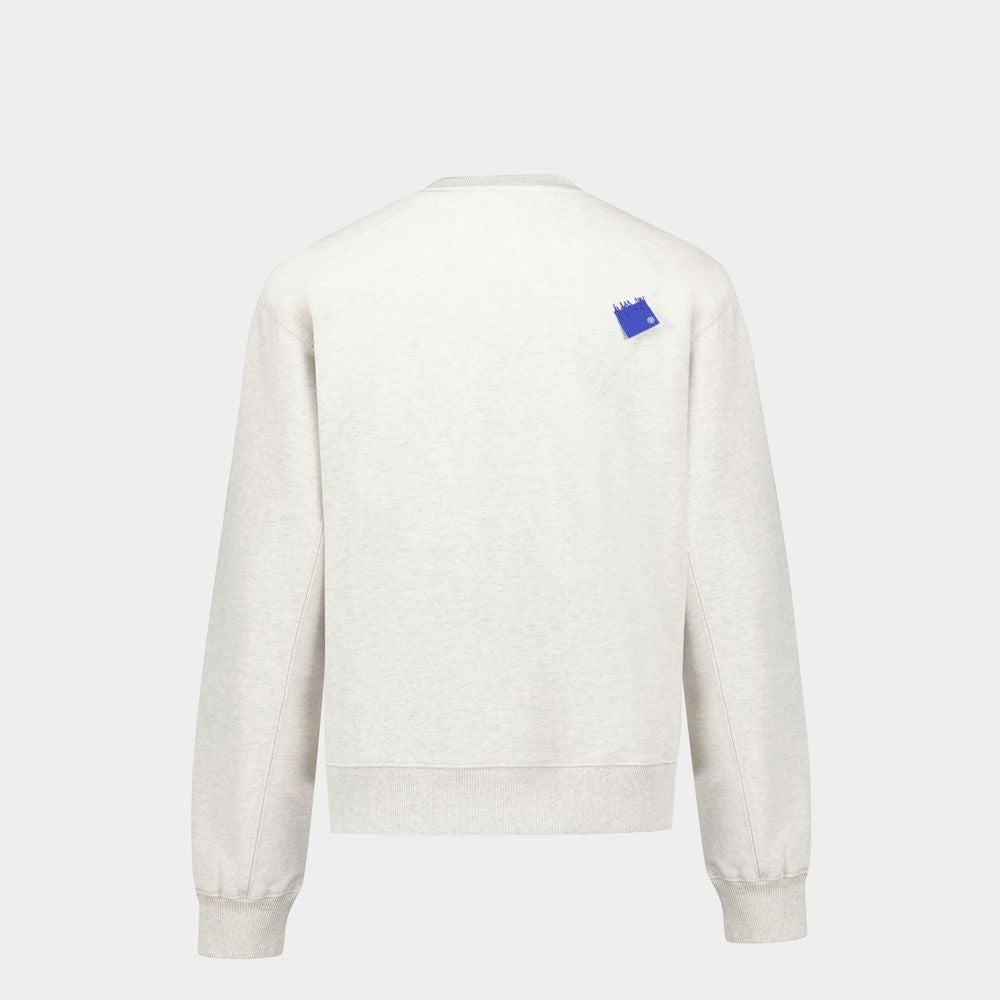 Ader Error 01 Trs Tag Sweatshirt - Cotton - Beige