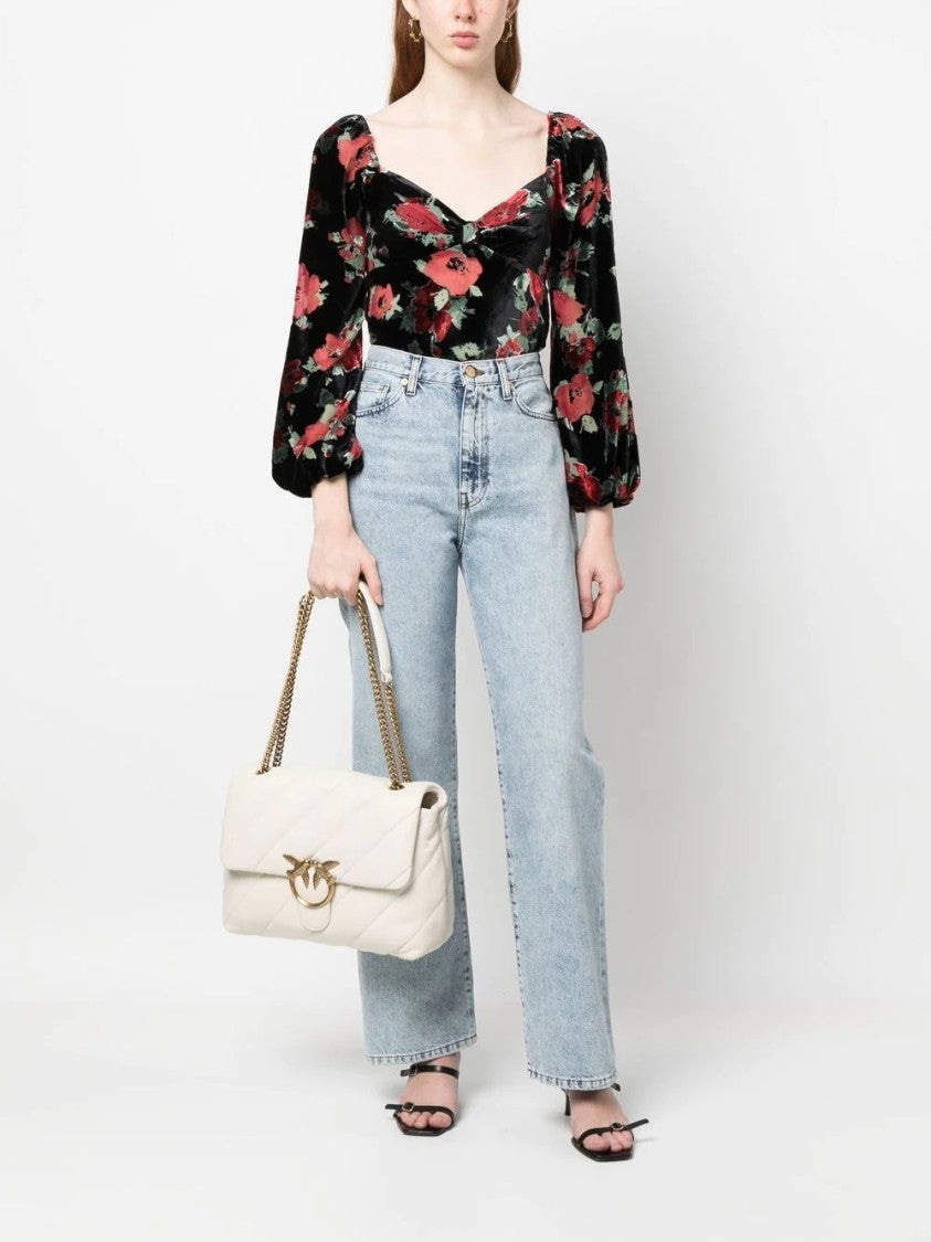 Pinko Love Big Puff Quilted Logo-Embellished Pinko Bag