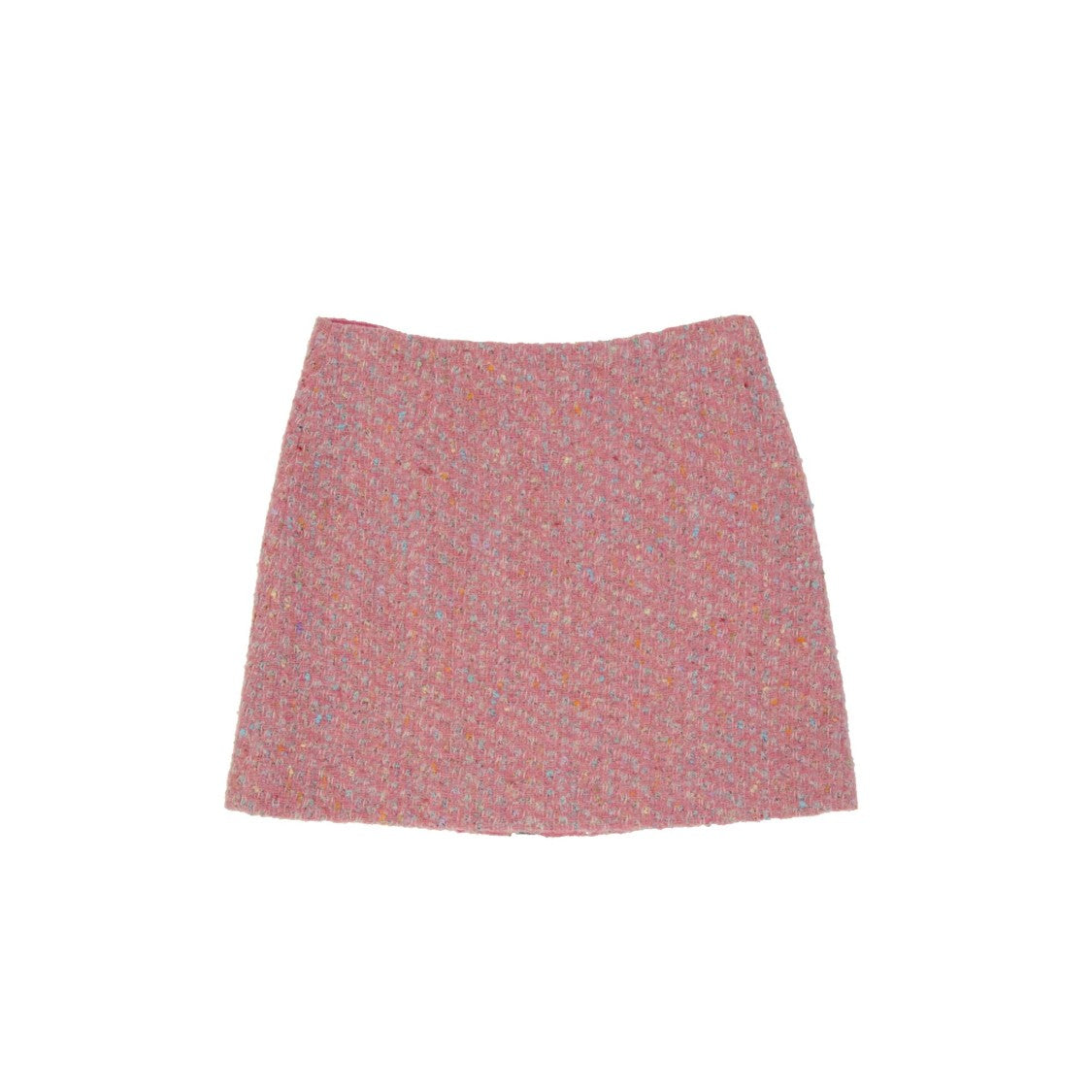 Moschino Textured Wool Mini Skirt