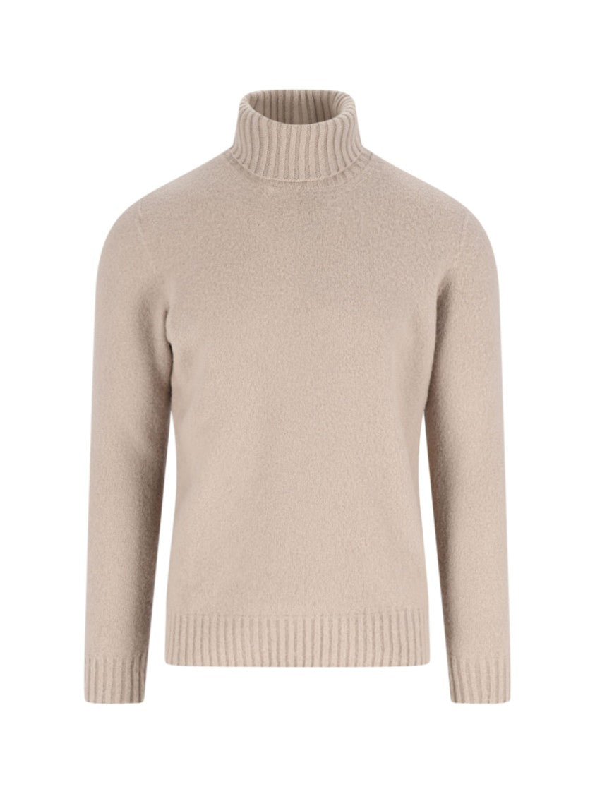 Drumohr Turtleneck Sweater – Beige