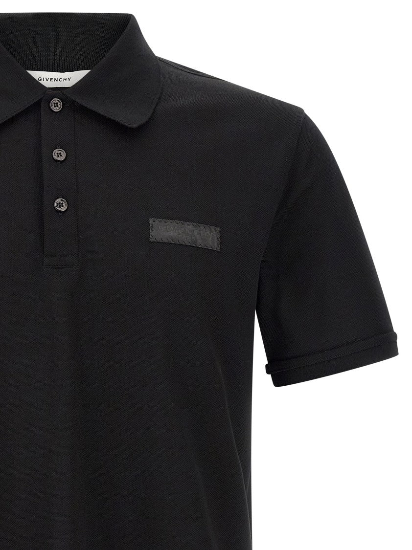 Givenchy Logo Patch Polo Shirt