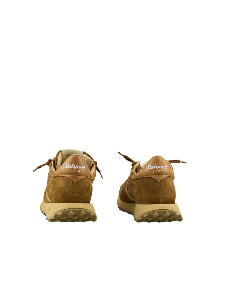 Valsport Start City Biscuit Low-Top Suede Sneakers