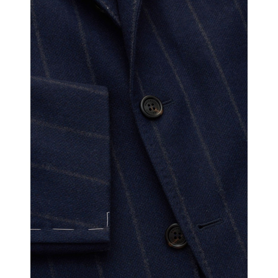 Brunello Cucinelli Blue Wool Jacket
