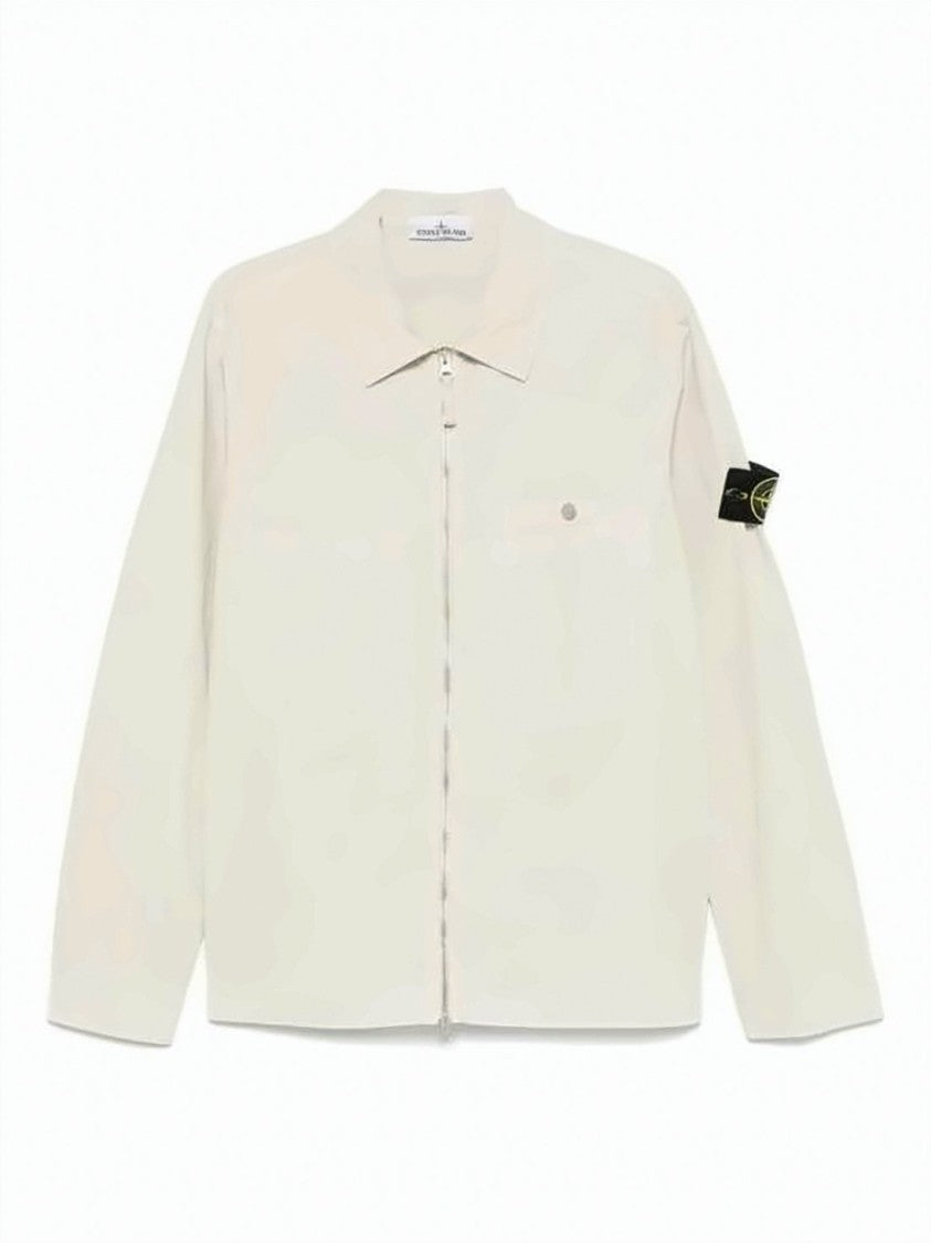 Stone Island Lightweight Jacket With Textured Fabric
