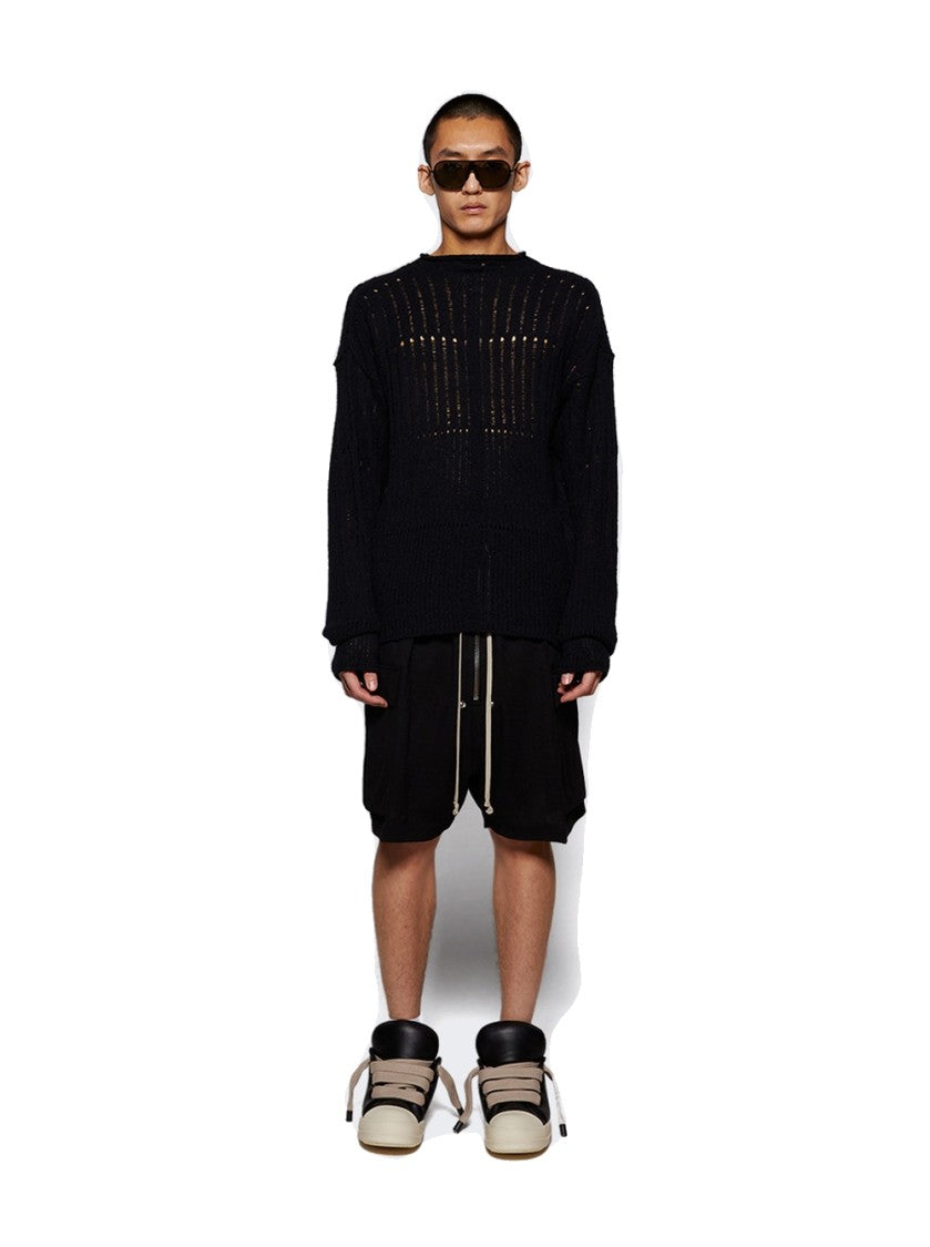 Rick Owens Oversized Pull Sweater Black