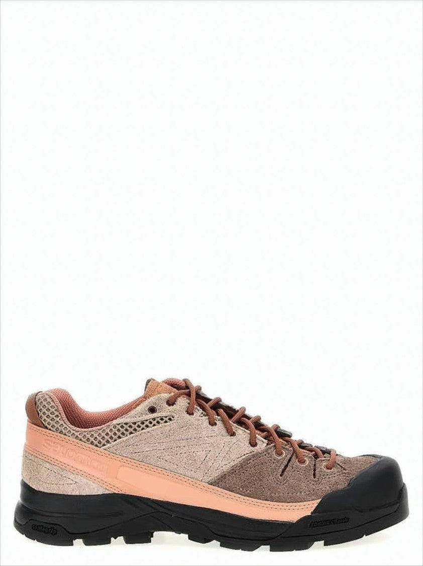 Salomon Layered Suede And Canvas Sneakers